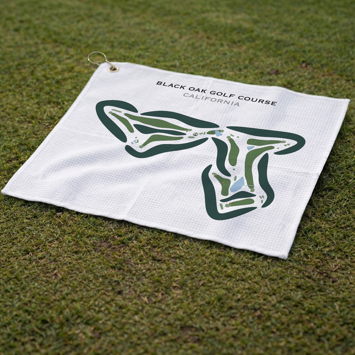 Black Oak Golf Course, California - Printed Golf Courses