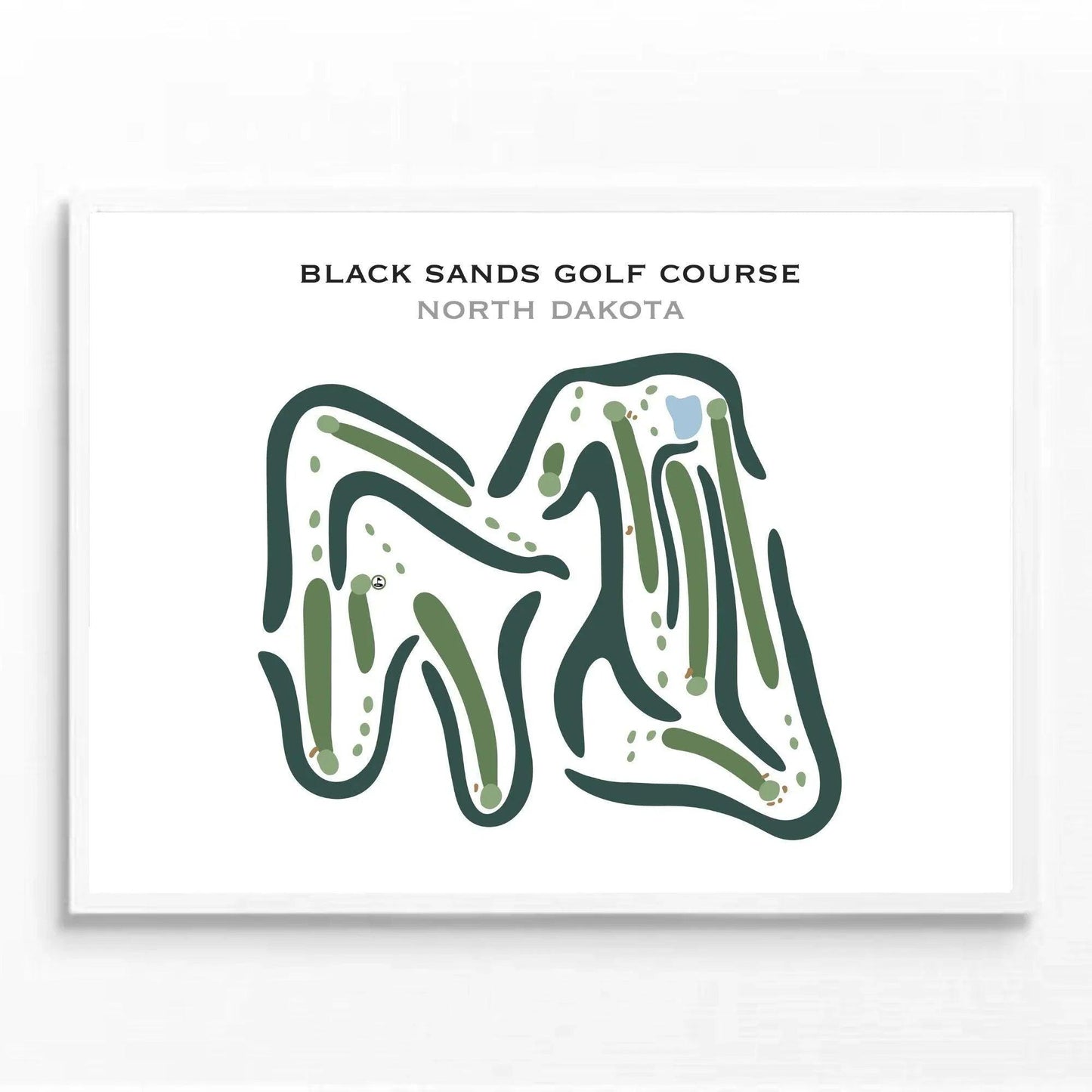 Black Sands Golf Course, North Dakota - Printed Golf Courses