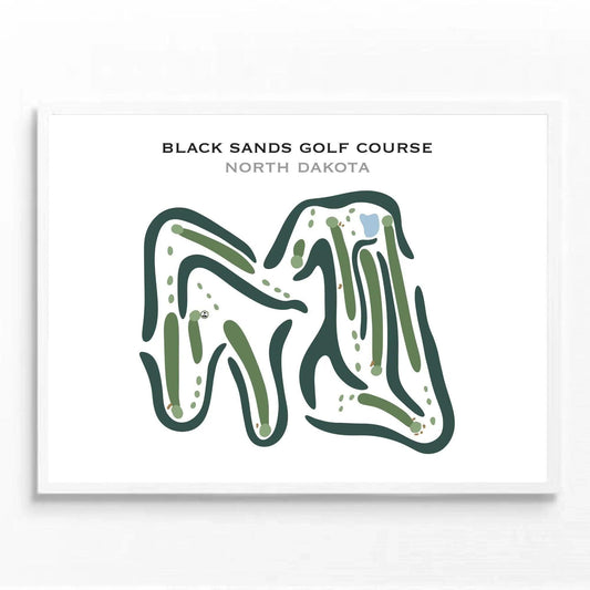 Black Sands Golf Course, North Dakota - Printed Golf Courses