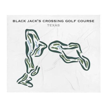 Black Jack's Crossing Golf Course, Texas - Printed Golf Courses