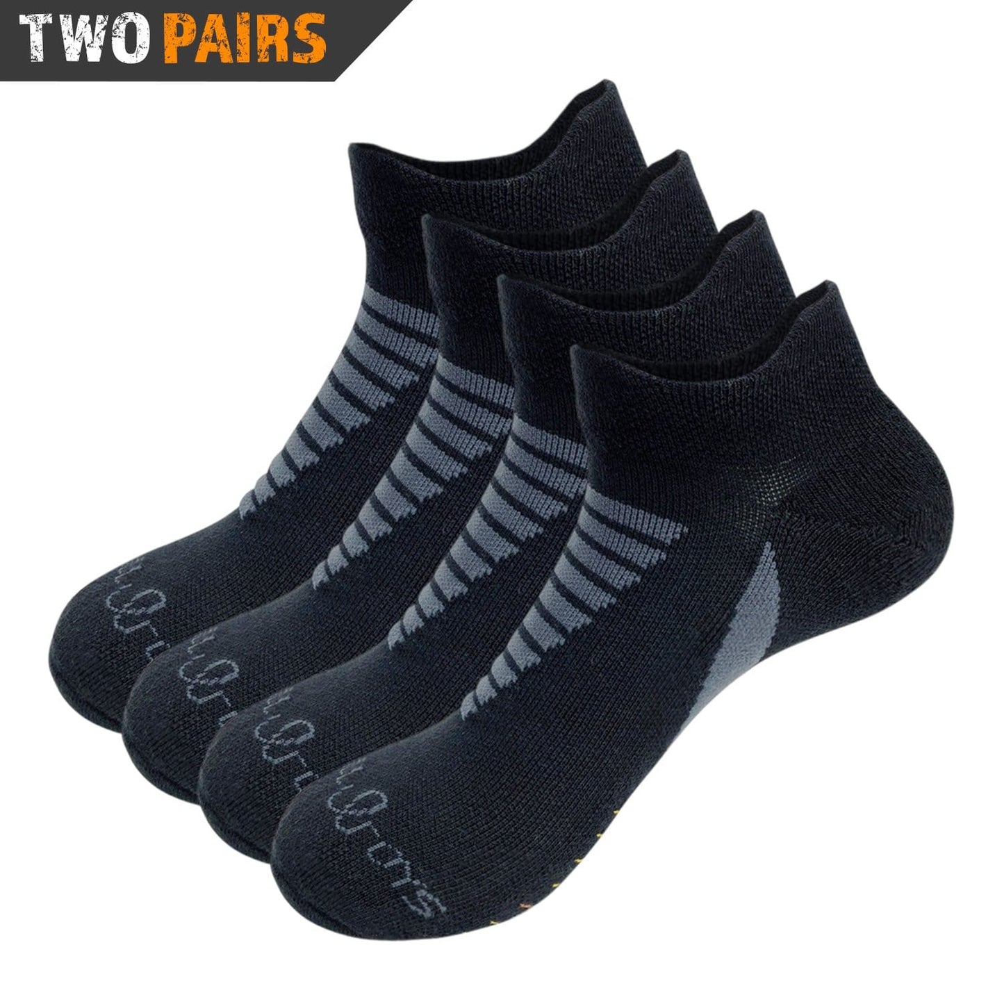 Bamboo Terry Ankle Socks - 2 Pairs