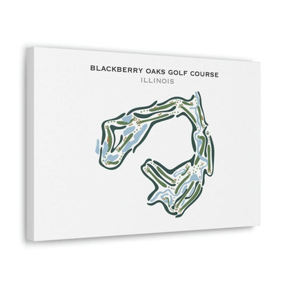 Blackberry Oaks Golf Course, Illinois - Printed Golf Courses