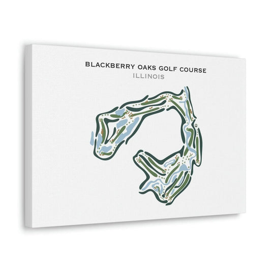Blackberry Oaks Golf Course, Illinois - Printed Golf Courses