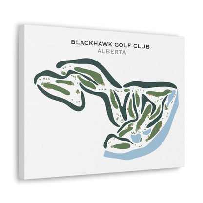 Blackhawk Golf Club, Alberta, Canada - Printed Golf Courses