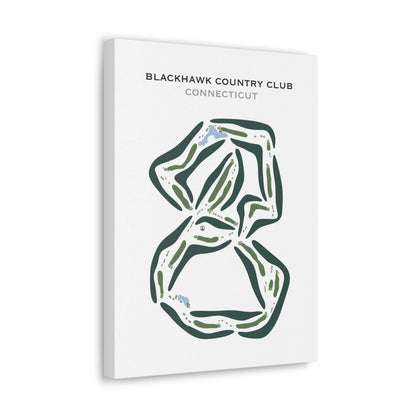 Blackhawk Country Club, Connecticut - Printed Golf Courses