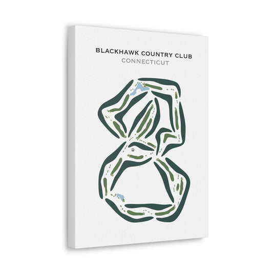 Blackhawk Country Club, Connecticut - Printed Golf Courses