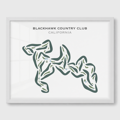 Blackhawk Country Club, California - Printed Golf Courses