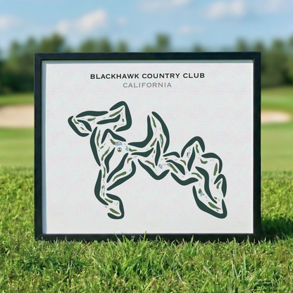 Blackhawk Country Club, California - Printed Golf Courses