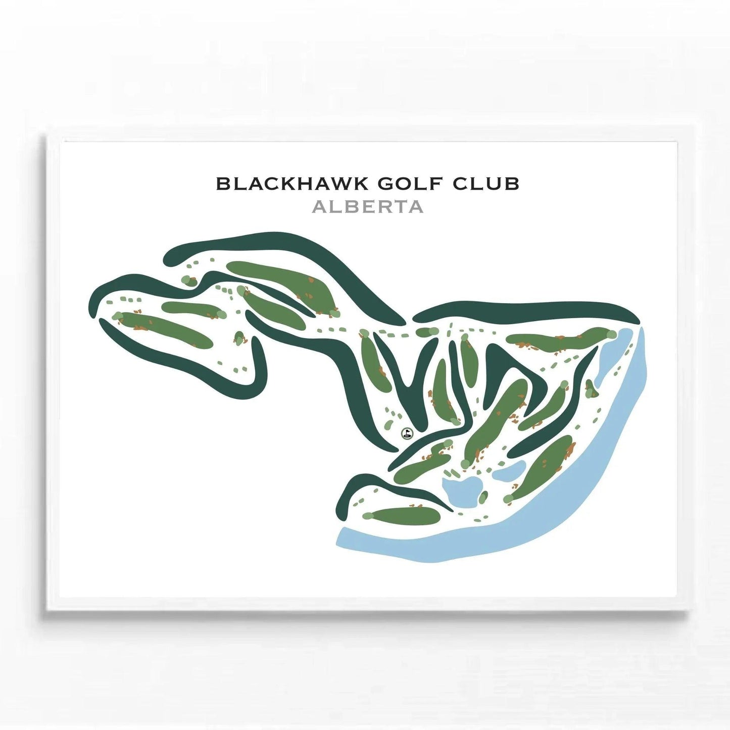 Blackhawk Golf Club, Alberta, Canada - Printed Golf Courses