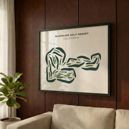 Blacklake Golf Course, California - Printed Golf Courses