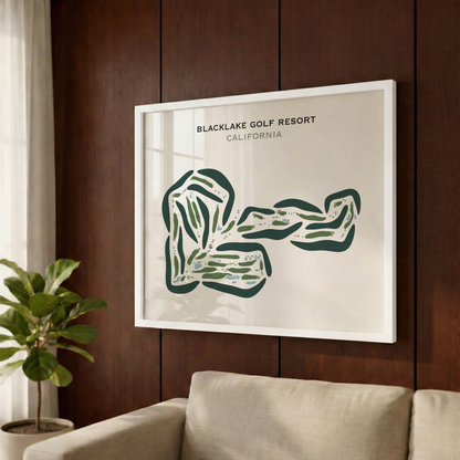 Blacklake Golf Course, California - Printed Golf Courses