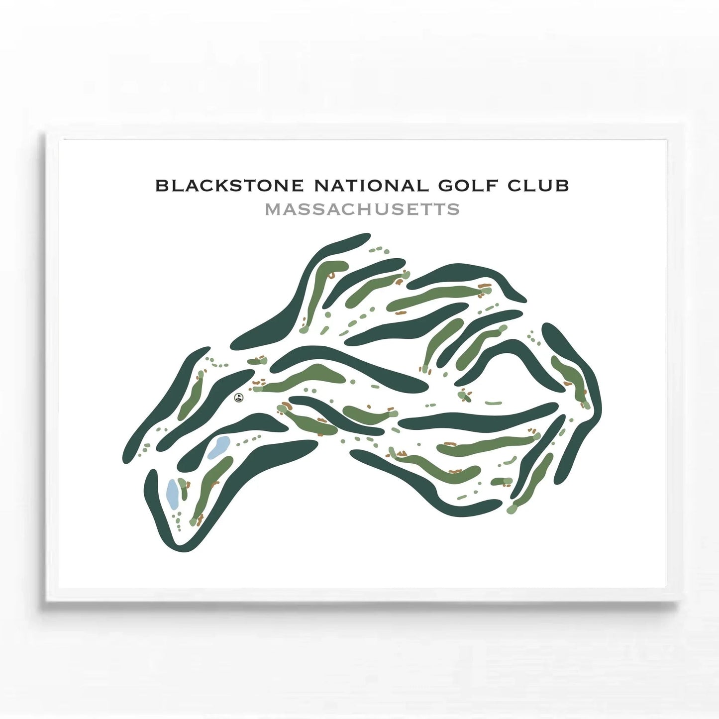 Blackstone National Golf Club, Massachusetts - Printed Golf Course