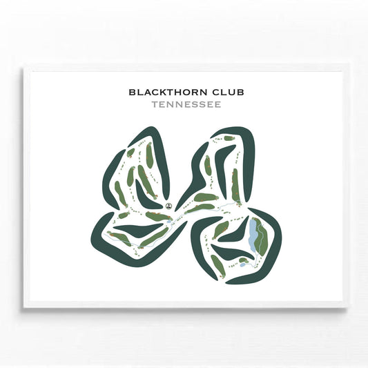Blackthorn Club, Tennessee - Printed Golf Courses