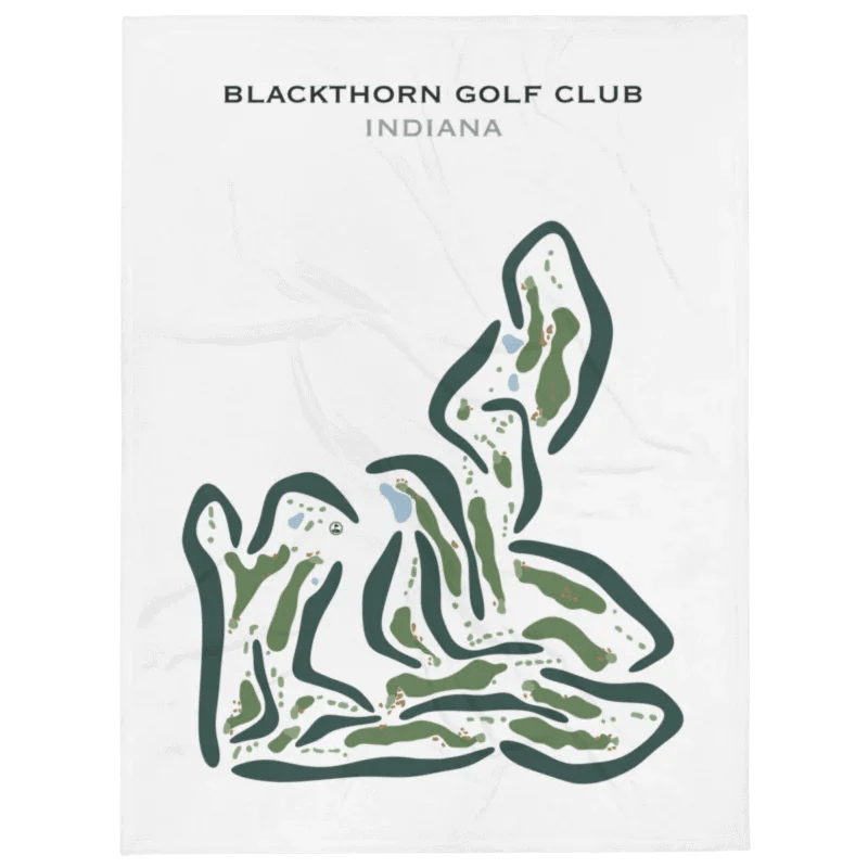 Blackthorn Golf Club, Indiana - Printed Golf Courses