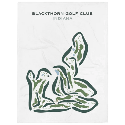 Blackthorn Golf Club, Indiana - Printed Golf Courses