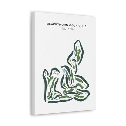 Blackthorn Golf Club, Indiana - Printed Golf Courses