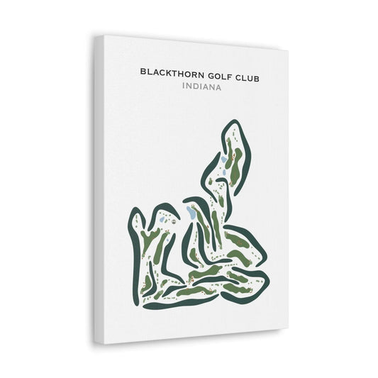 Blackthorn Golf Club, Indiana - Printed Golf Courses