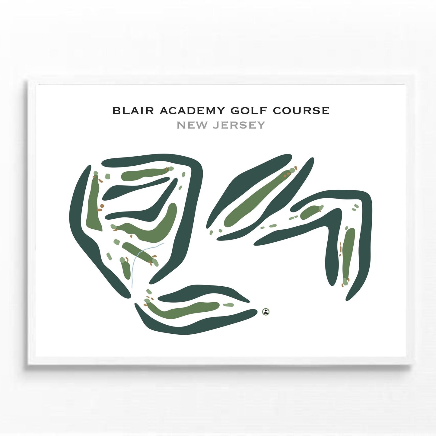 Blair Academy Golf Course, New Jersey - Printed Golf Courses