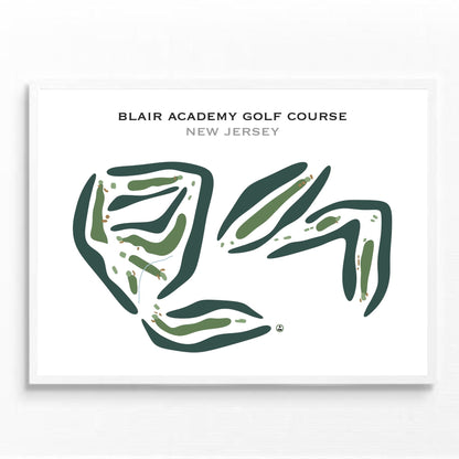Blair Academy Golf Course, New Jersey - Printed Golf Courses