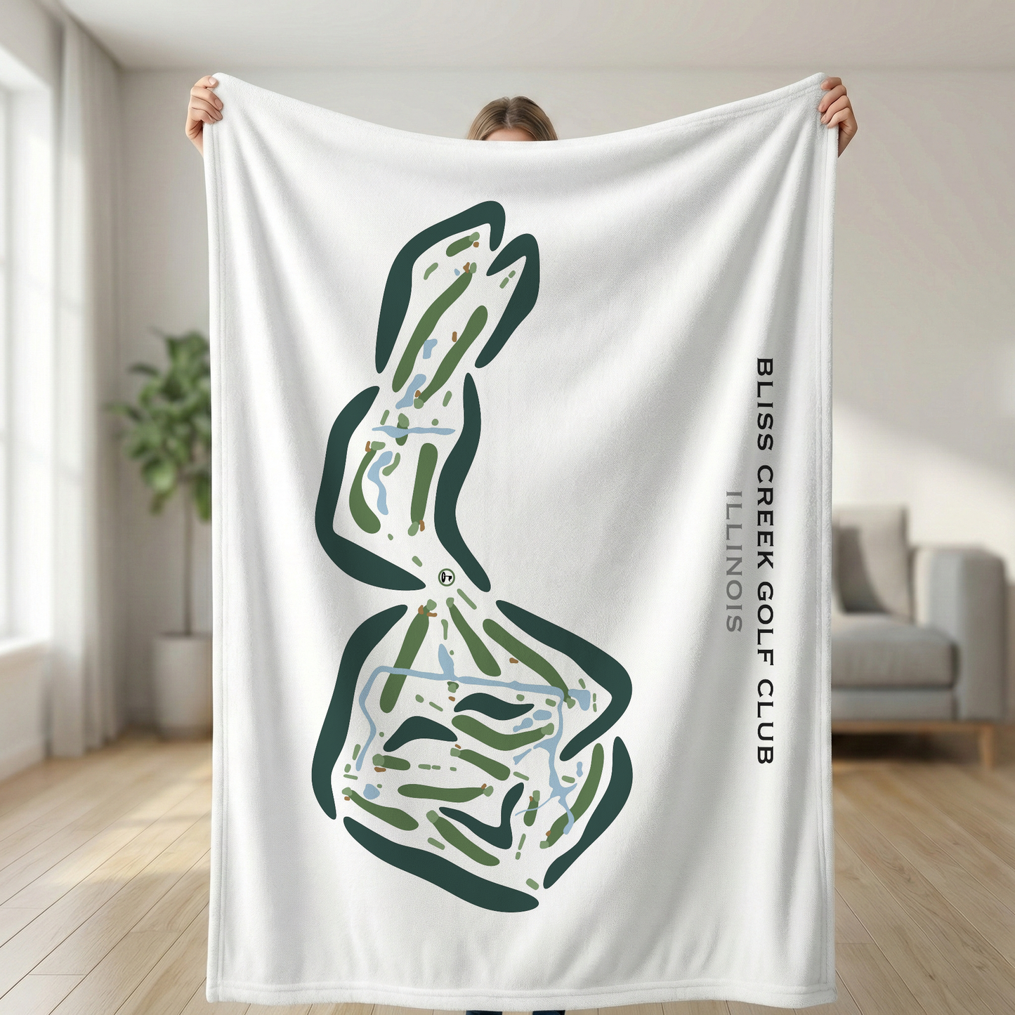 Bliss Creek Golf Club, Illinois - Printed Golf Courses