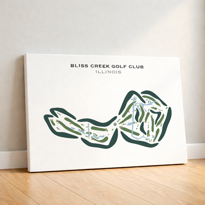 Bliss Creek Golf Club, Illinois - Printed Golf Courses