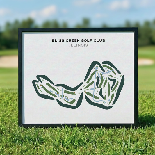 Bliss Creek Golf Club, Illinois - Printed Golf Courses