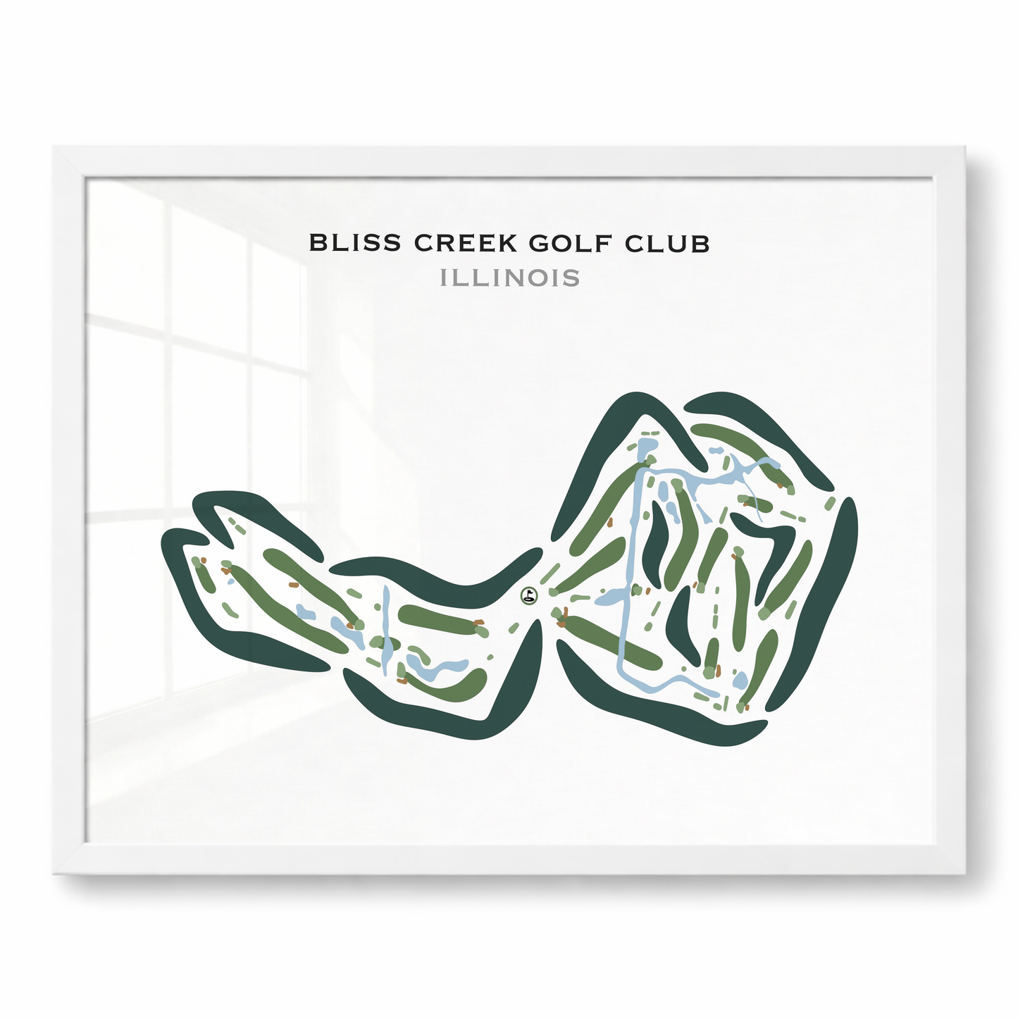 Bliss Creek Golf Club, Illinois - Printed Golf Courses