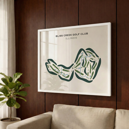 Bliss Creek Golf Club, Illinois - Printed Golf Courses