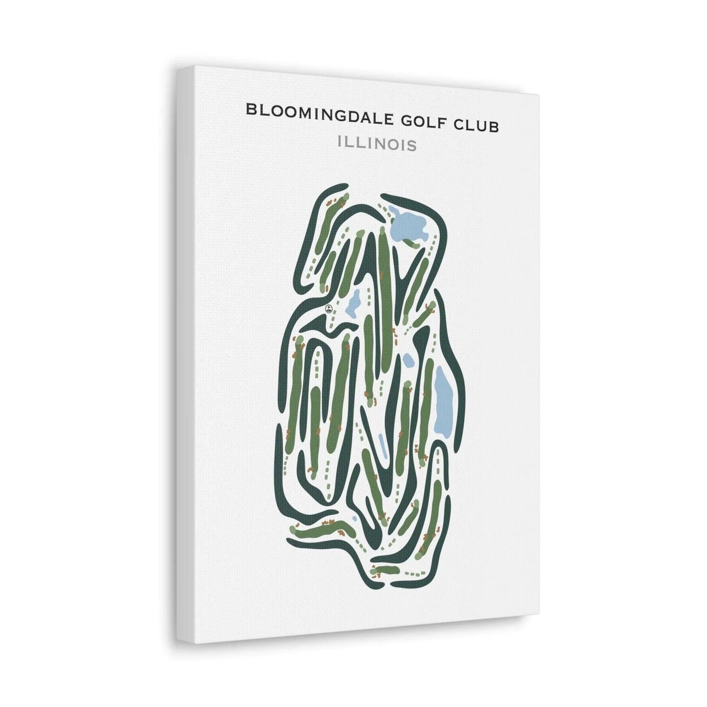 Bloomingdale Golf Club, Illinois - Printed Golf Courses