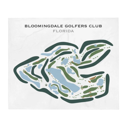Bloomingdale Golfers Club, Florida - Printed Golf Courses