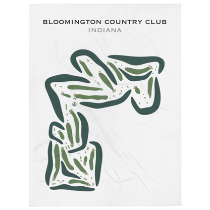 Bloomington Country Club, Indiana - Printed Golf Courses