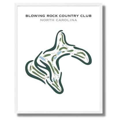 Blowing Rock Country Club, North Carolina - Printed Golf Courses