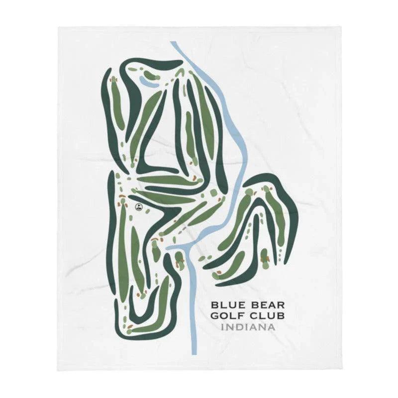 Blue Bear Golf Club, Indiana - Printed Golf Courses