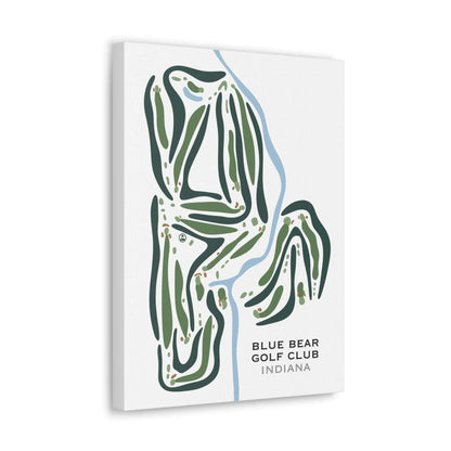 Blue Bear Golf Club, Indiana - Printed Golf Courses