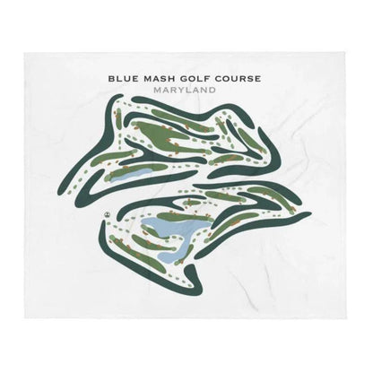 Blue Mash Golf Course, Maryland - Printed Golf Courses