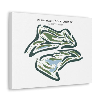Blue Mash Golf Course, Maryland - Printed Golf Courses