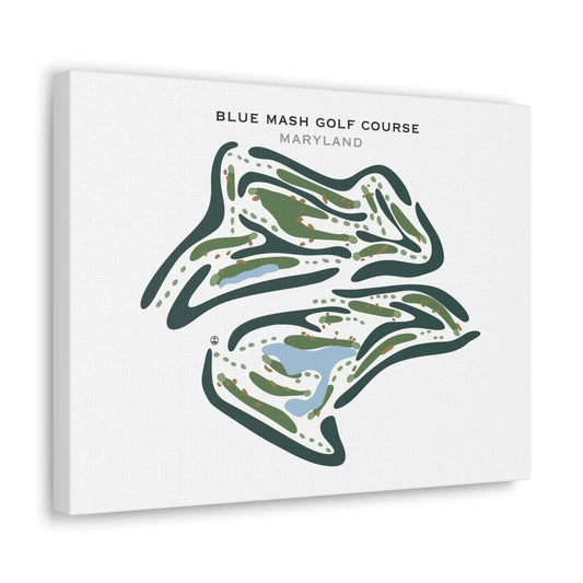 Blue Mash Golf Course, Maryland - Printed Golf Courses