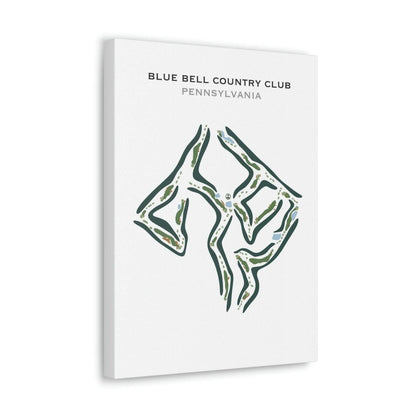 Blue Bell Country Club, Pennsylvania - Printed Golf Courses