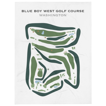Blue Boy West Golf Course, Washington - Printed Golf Courses