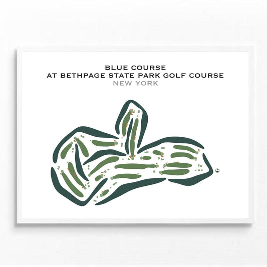 Blue Course at Bethpage State Park Golf Course, New York - Printed Golf Courses