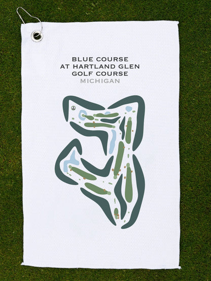 Blue Course at Hartland Glen Golf Course, Michigan - Printed Golf Courses