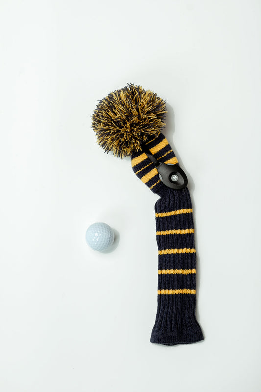 Navy & Gold Hybrid Headcover - Just4Golf