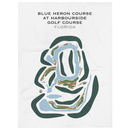 Blue Heron Course at Harbourside Golf Course, Florida - Printed Golf Courses
