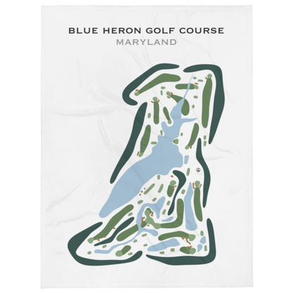 Blue Heron Golf Course, Maryland - Printed Golf Courses