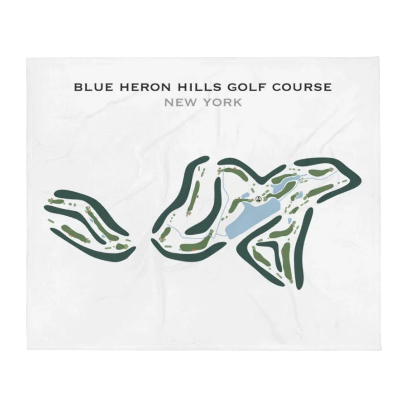 Blue Heron Hills Golf Course, New York - Printed Golf Courses