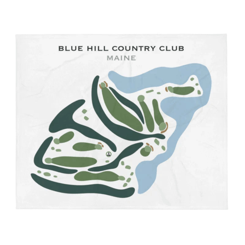 Blue Hill Country Club, Maine - Printed Golf Courses