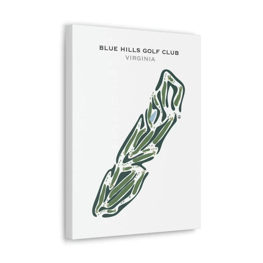 Blue Hills Golf Club, Virginia - Printed Golf Courses