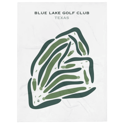 Blue Lake Golf Club, Texas - Printed Golf Courses