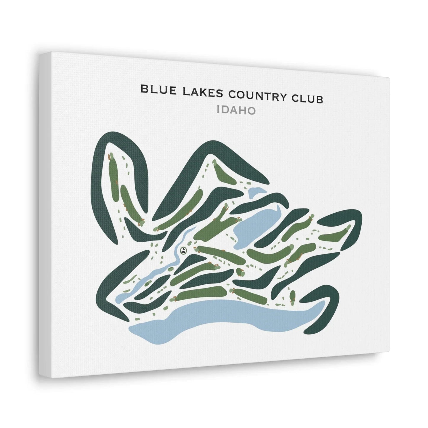 Blue Lakes Country Club, Jerome, Idaho - Printed Golf Courses