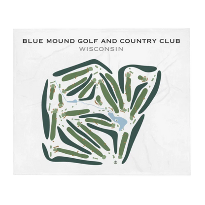Blue Mound Golf and Country Club, Wisconsin - Printed Golf Course